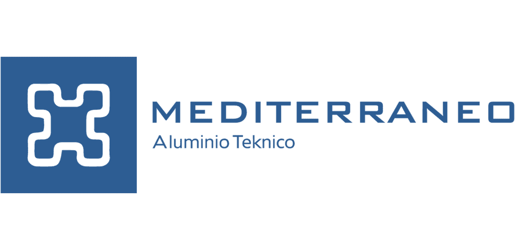 logotipo de mediterraneo aluminio