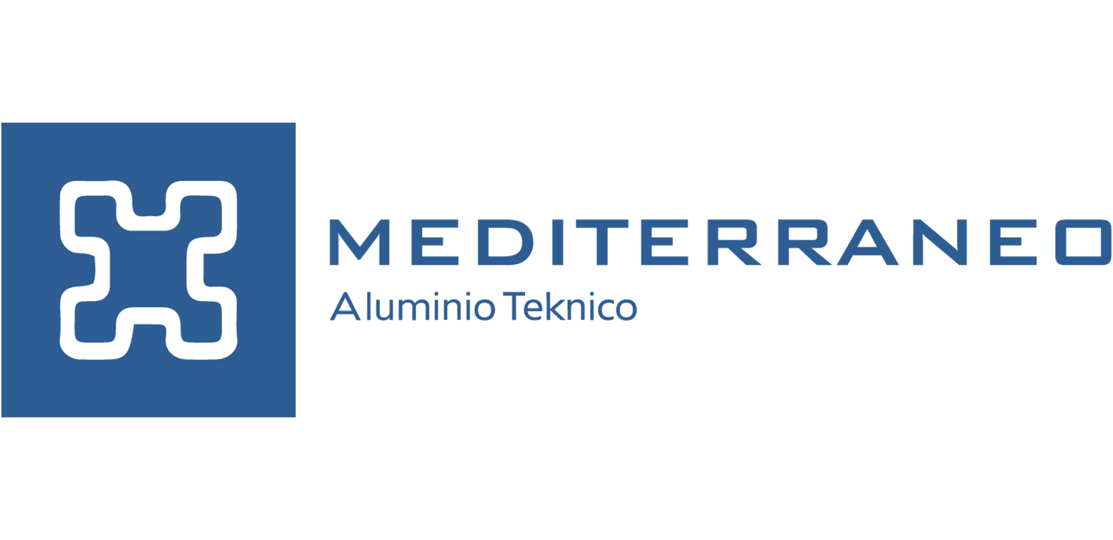 logotipo de mediterraneo aluminio